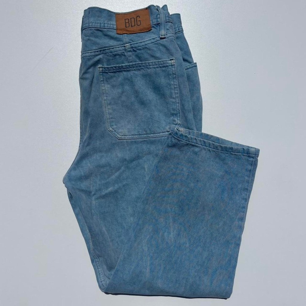 Vintage Light Blue Baggy BDG Denim Jeans - 34x32